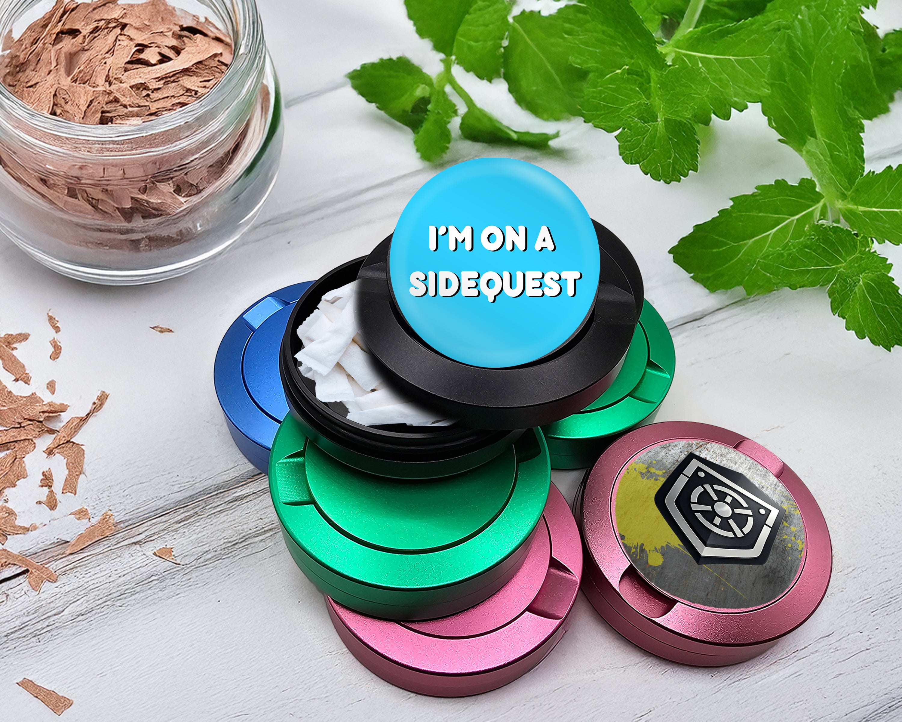 Snus Storage Case I'm On A Sidequest Black