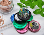 Snus Storage Case Skeleton Grinder Van Gogh Style Black