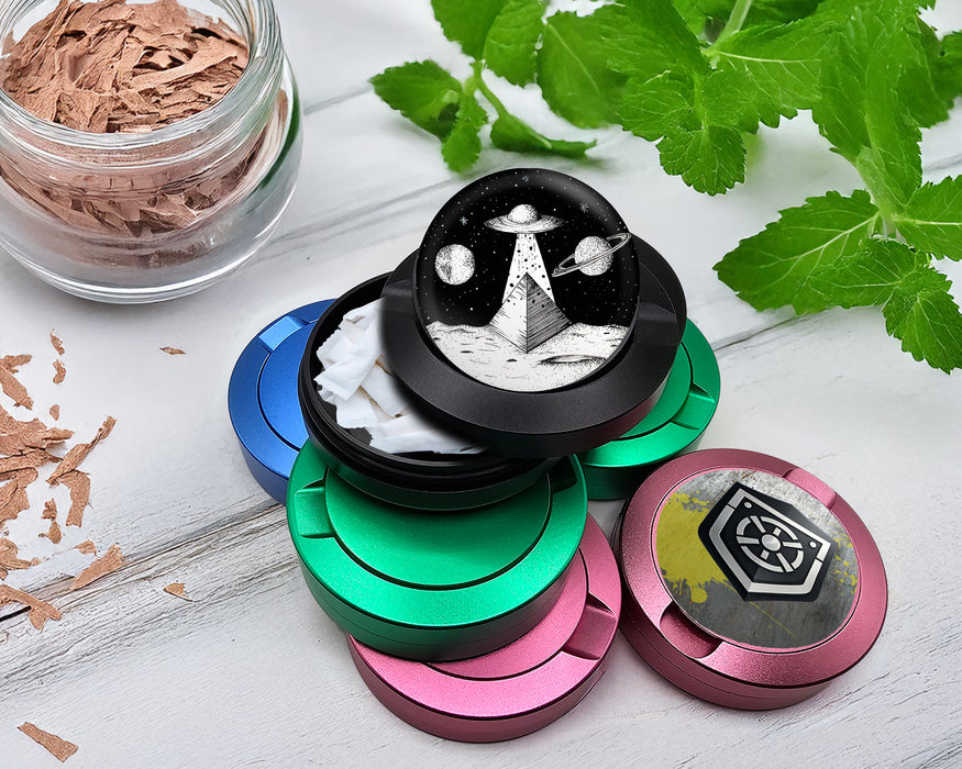 Snus Storage Case Intergalactic Pyramid Theory Black