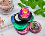 Snus Storage Case Trippy Psychedelic Lava Lamp Glow Design Black
