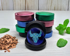 Snus Storage Case Taurus Zodiac Grinder Black
