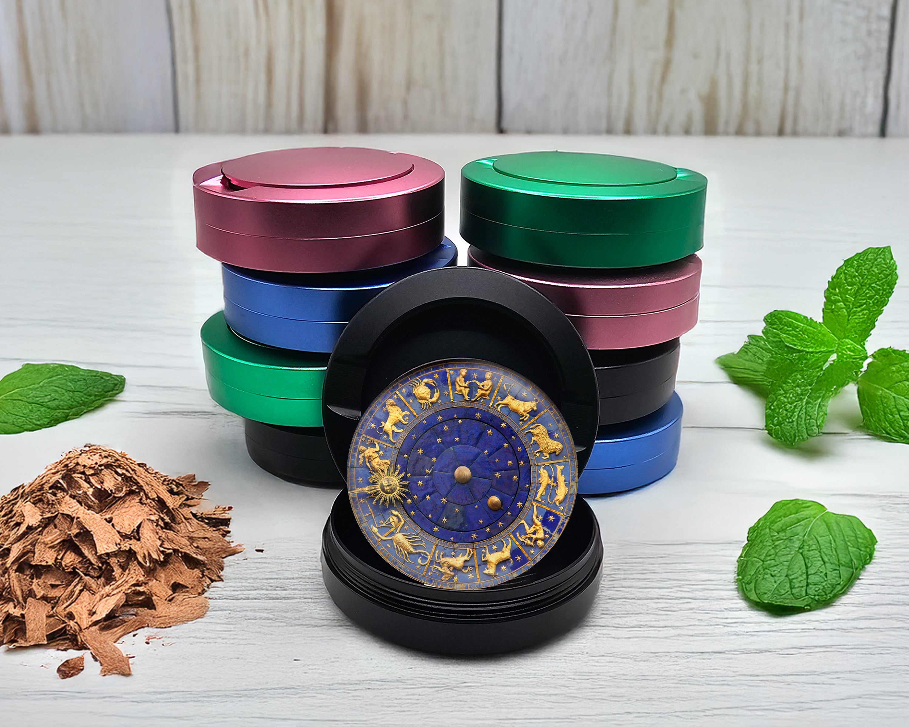 Snus Storage Case Zodiac Astrology, Signs Of The Zodiac Black