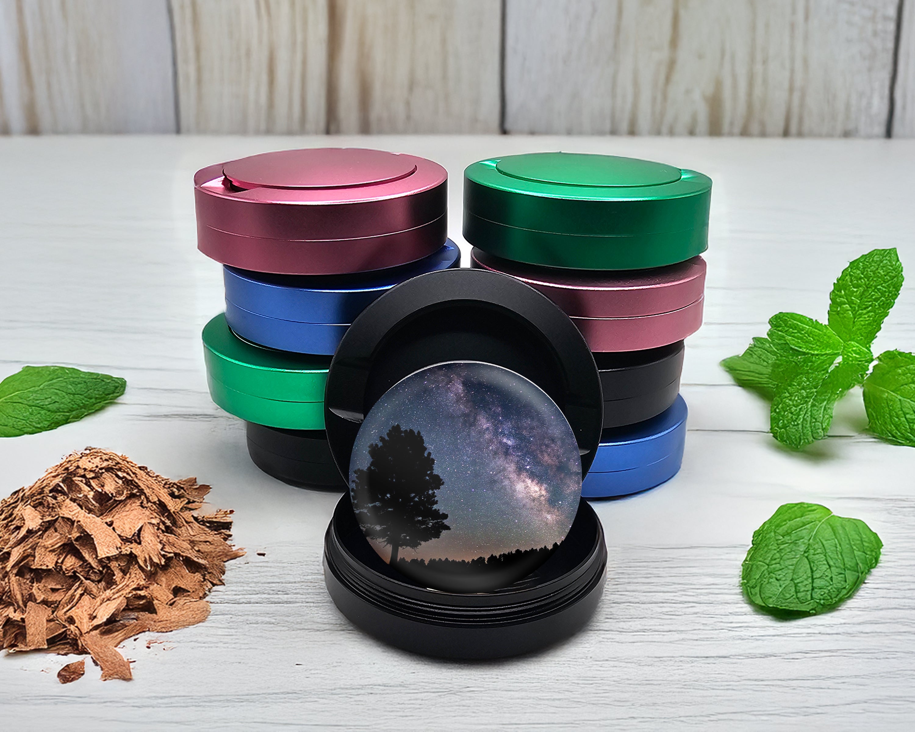 Snus Storage Case Milky Way Galaxy Black