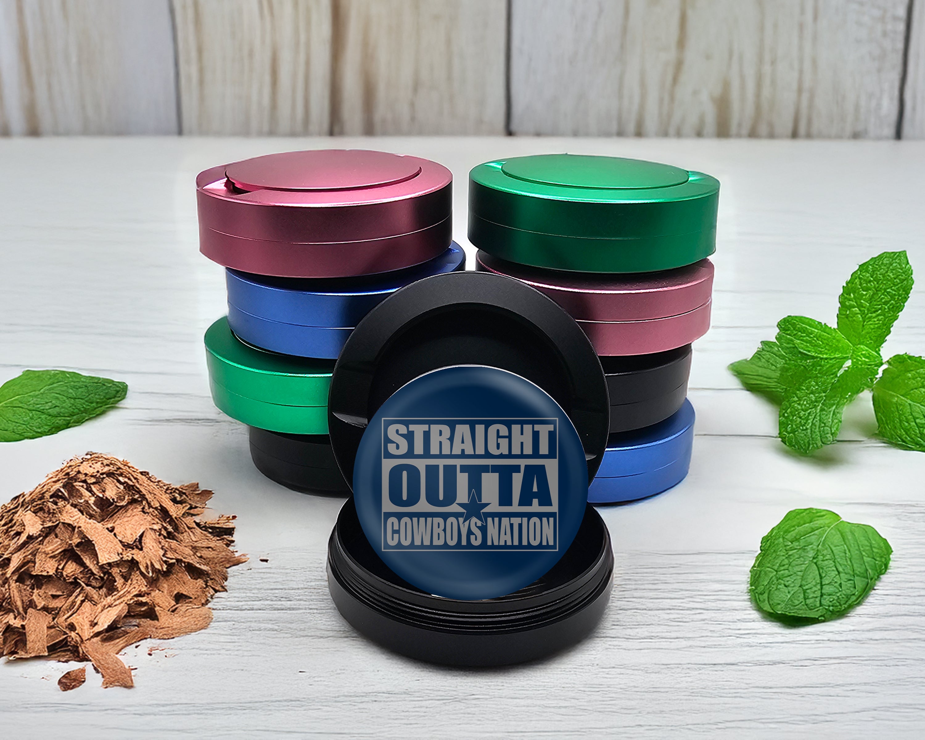 Snus Storage Case Straight Outta Cowboys Nation Black