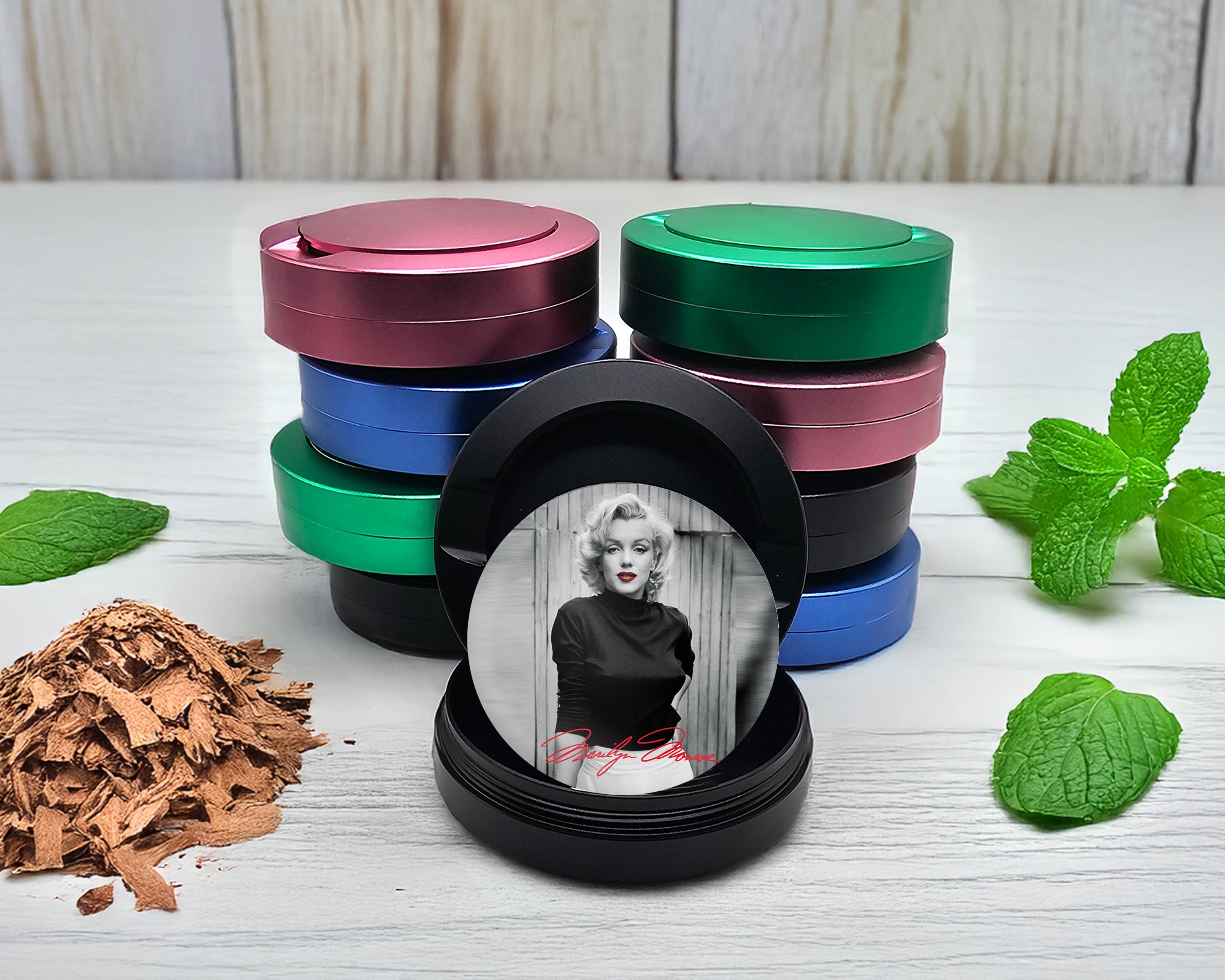 Snus Storage Case Marilyn Monroe Signature Black