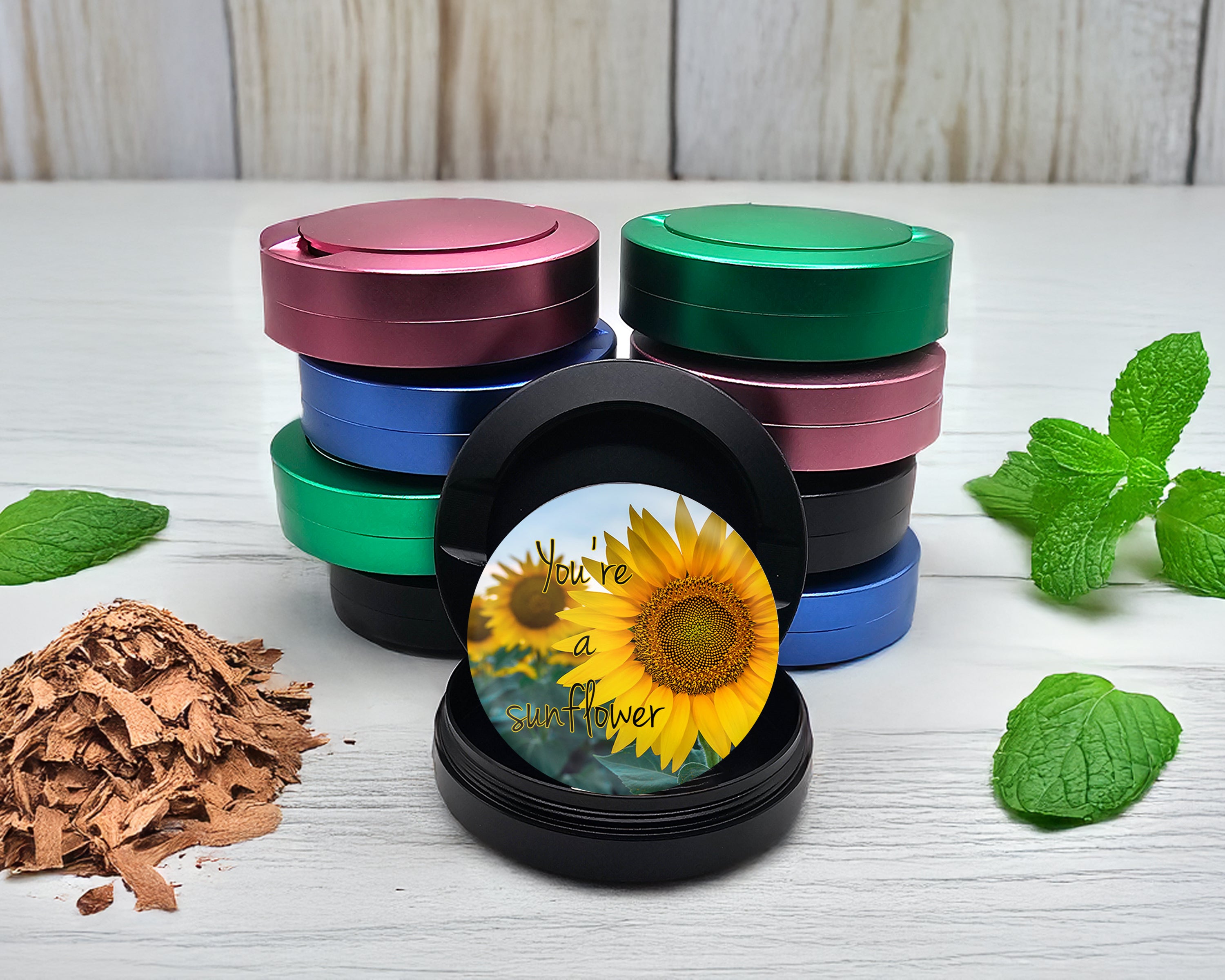 Snus Storage Case You're a Sunflower Black