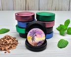 Snus Storage Case Purple Dragon Fantasy Black