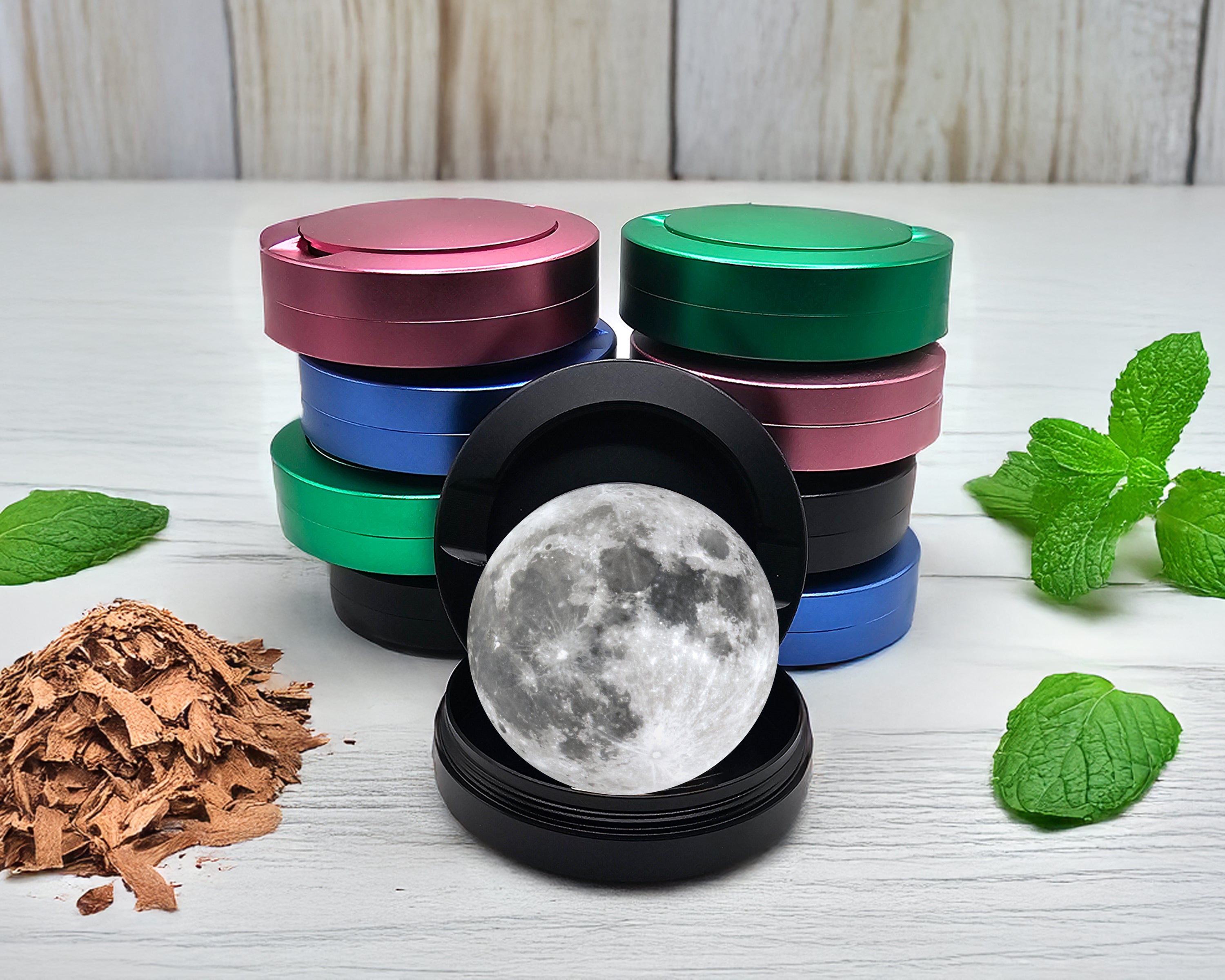 Snus Storage Case Full Moon Black