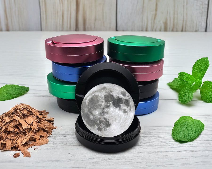 Snus Storage Case Full Moon Black