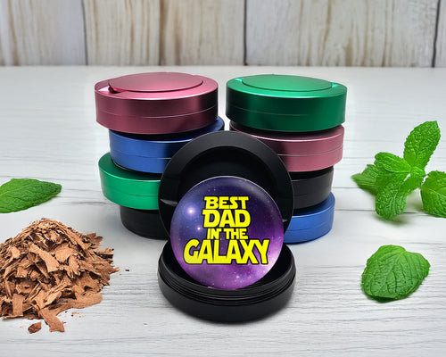 Snus Storage Case Best Dad In The Galaxy Black