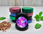 Snus Storage Case Glowing Lava Lamp Trippy Black
