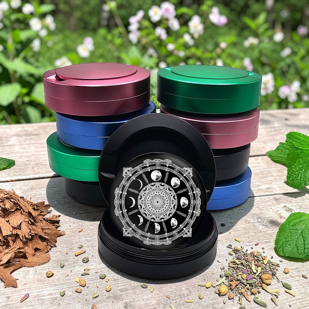 Snus Storage Case Phases of the Moon Witchy Black