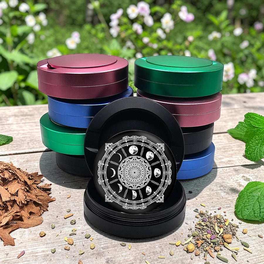 Snus Storage Case Phases of the Moon Witchy Black