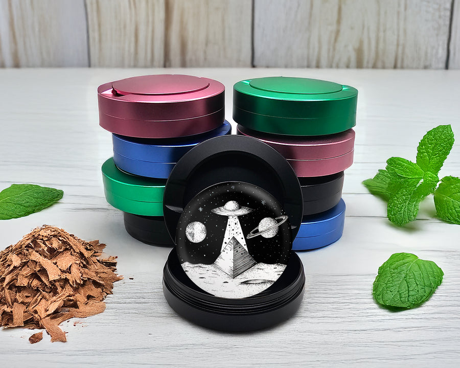 Snus Storage Case Intergalactic Pyramid Theory Black