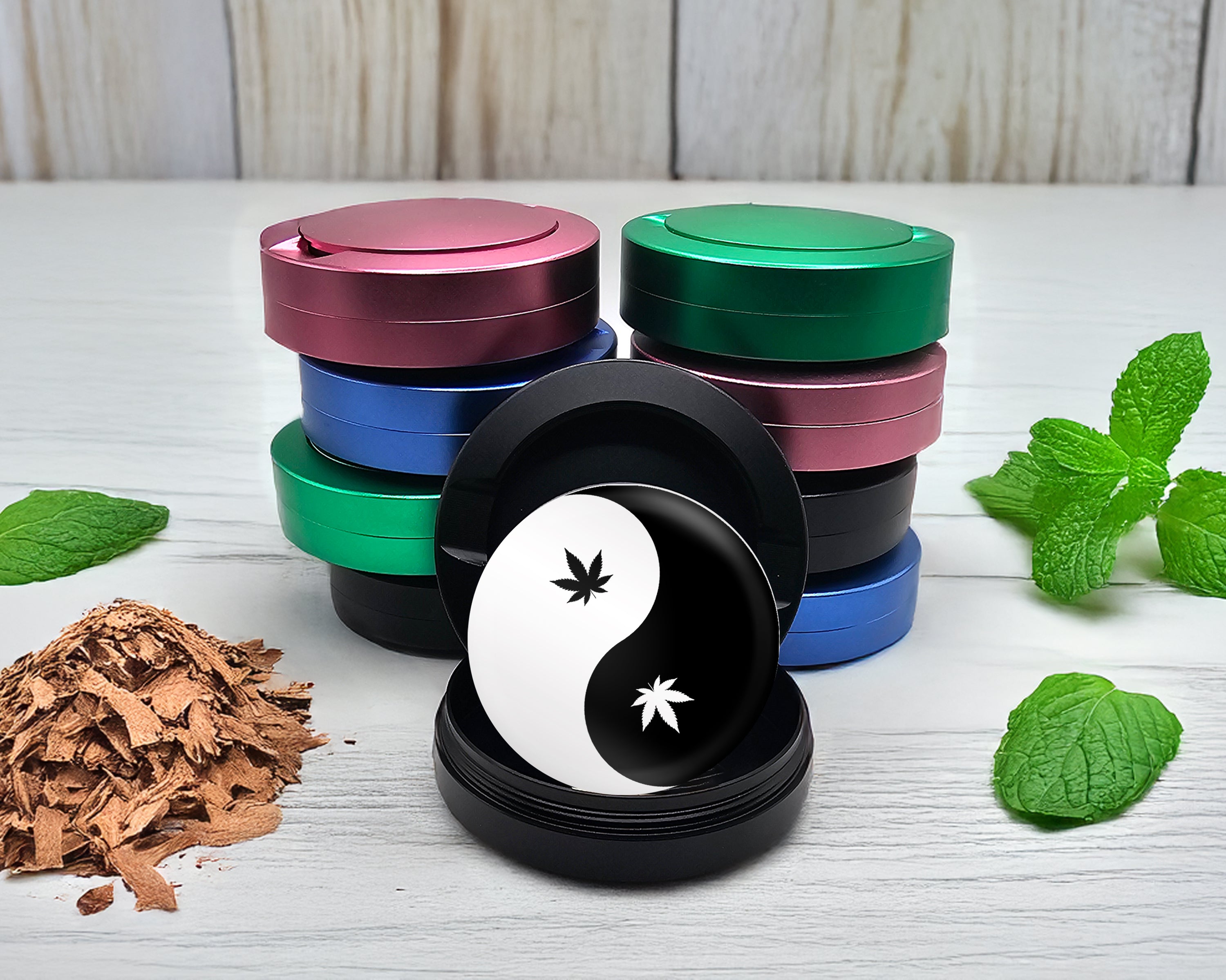 Snus Storage Case Yin Yang  Black