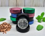 Snus Storage Case Viking Warrior Helmet Black