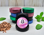 Snus Storage Case Pink Magic 8 Ball Digital Pop Art Black
