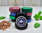 Snus Storage Case Crystal Rose Moon Trinity Black