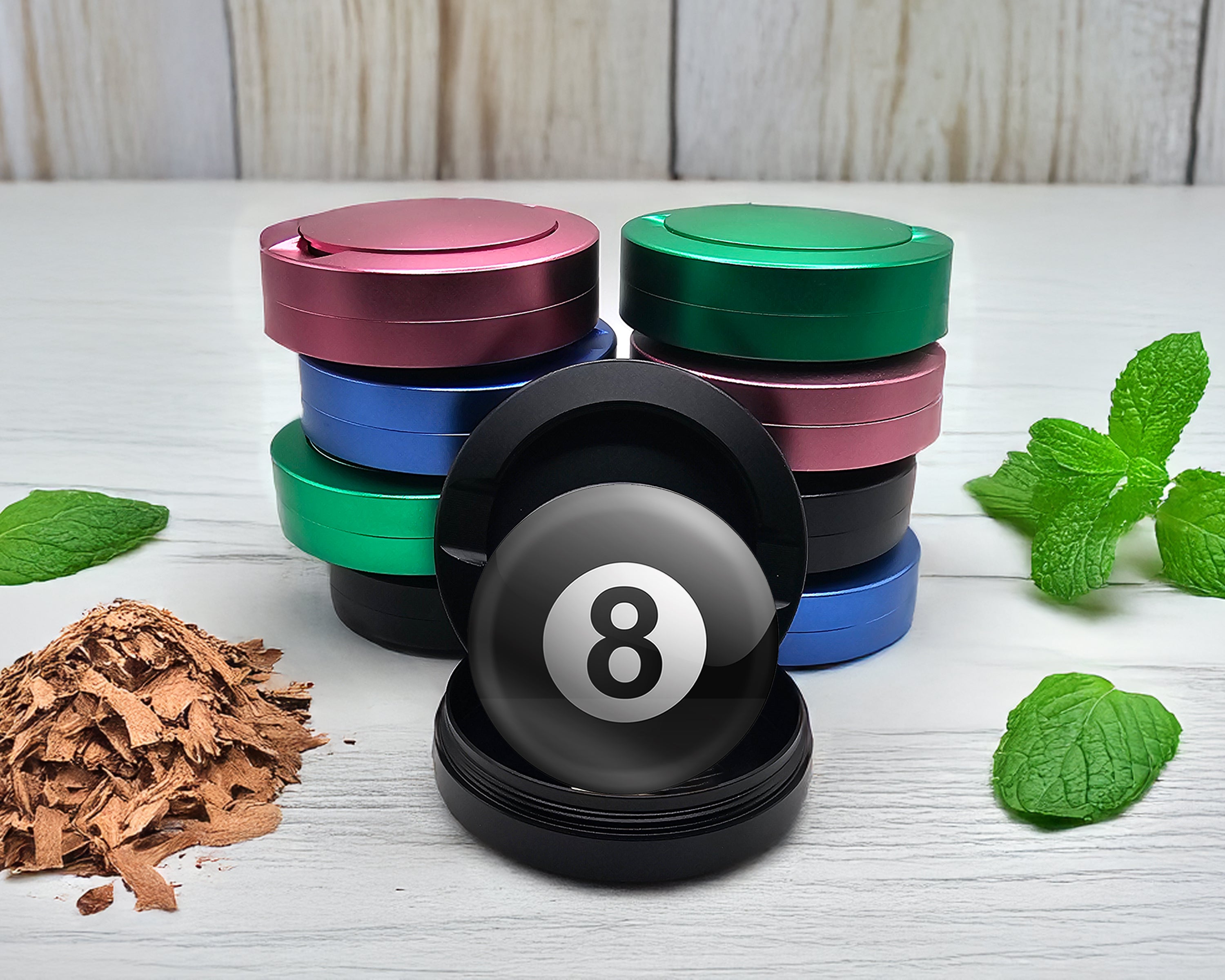 Snus Storage Case Magic 8 Ball Black