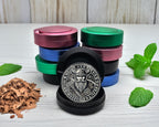 Snus Storage Case Viking Warrior Axe and Runes Black