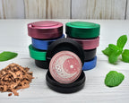 Snus Storage Case Crescent Moon with Stars Black