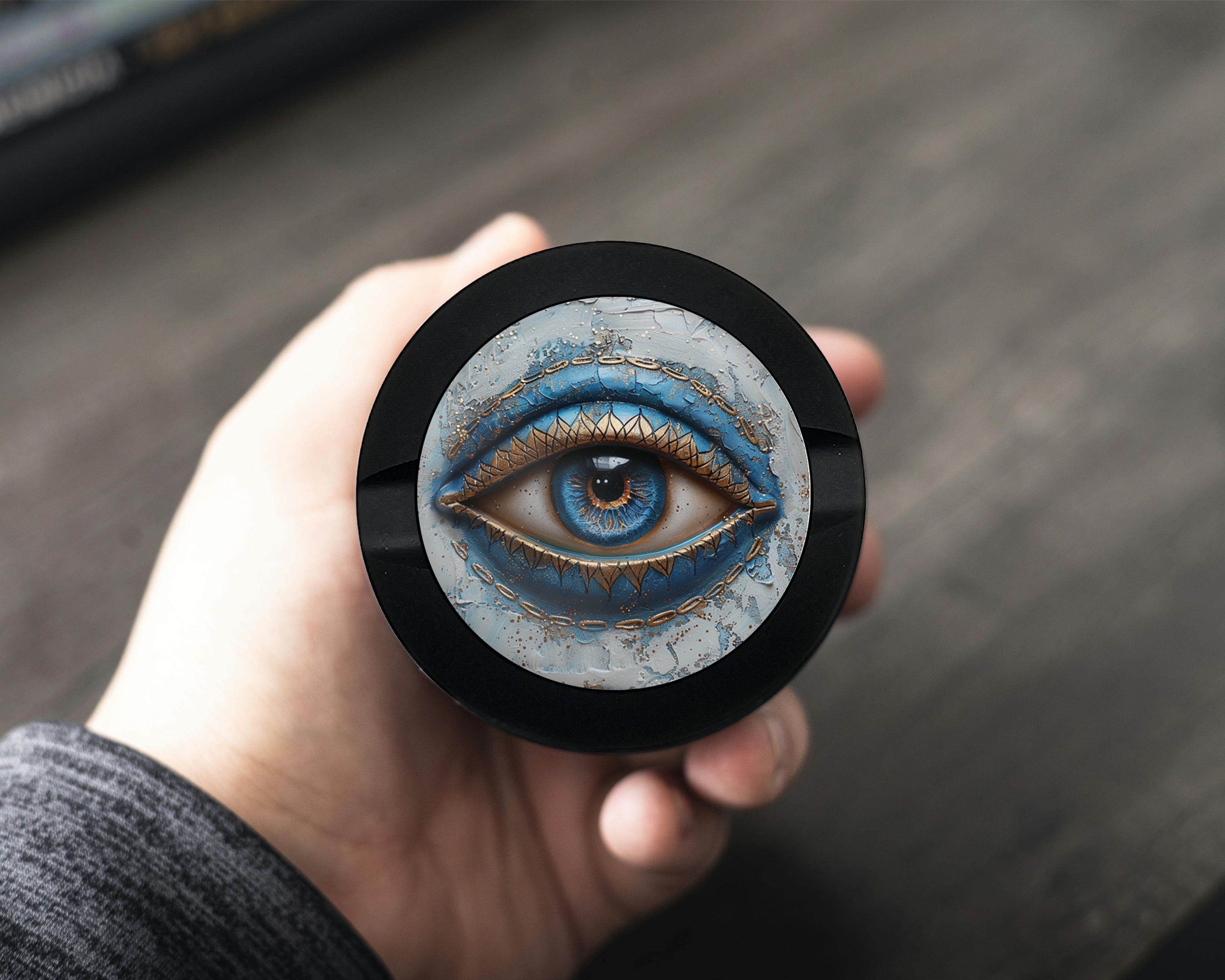 Modern Nazar Evil Eye Snus Storage Case Bottle Opener