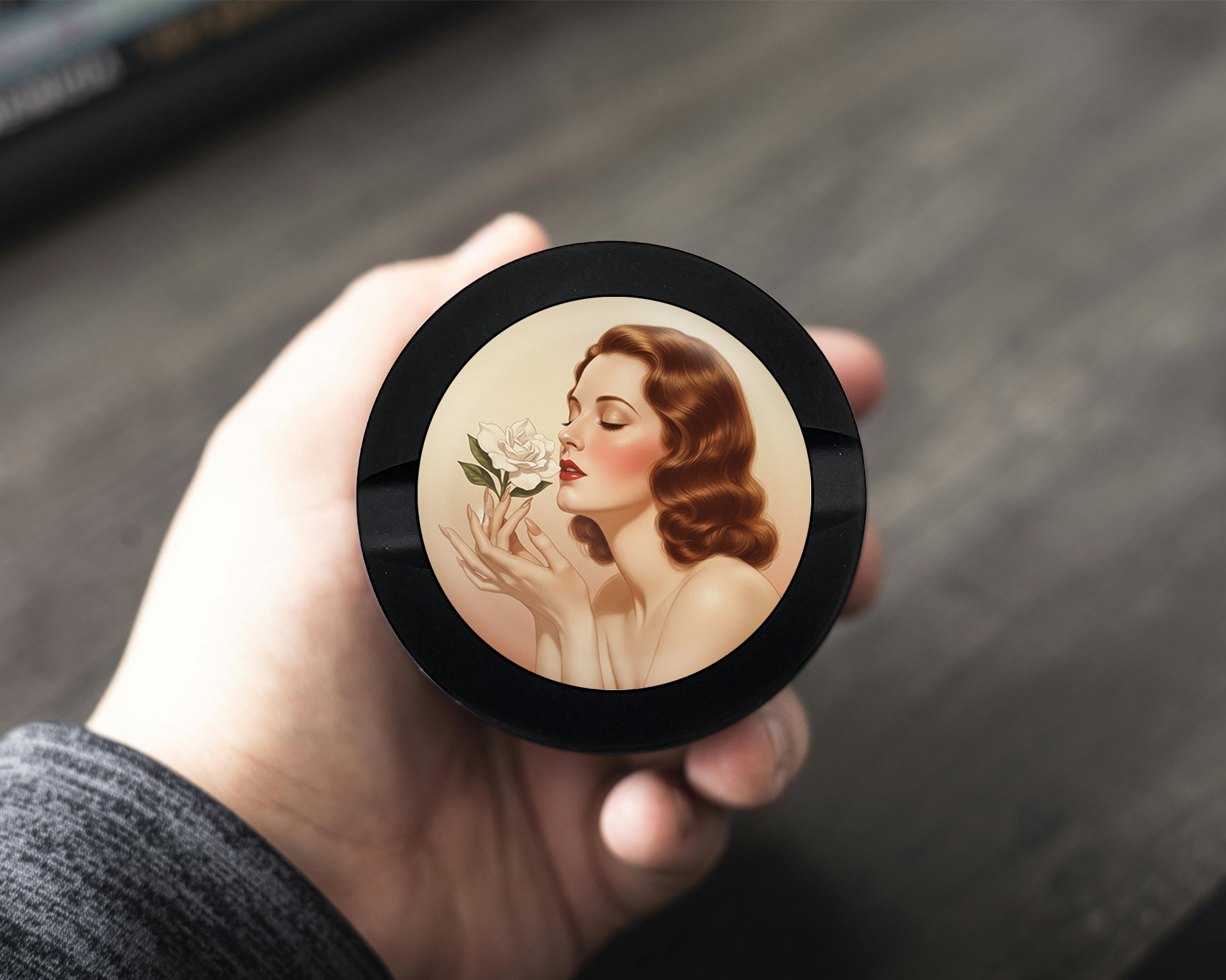 Vintage Rose Scented Beauty Snus Storage Case Bottle Opener