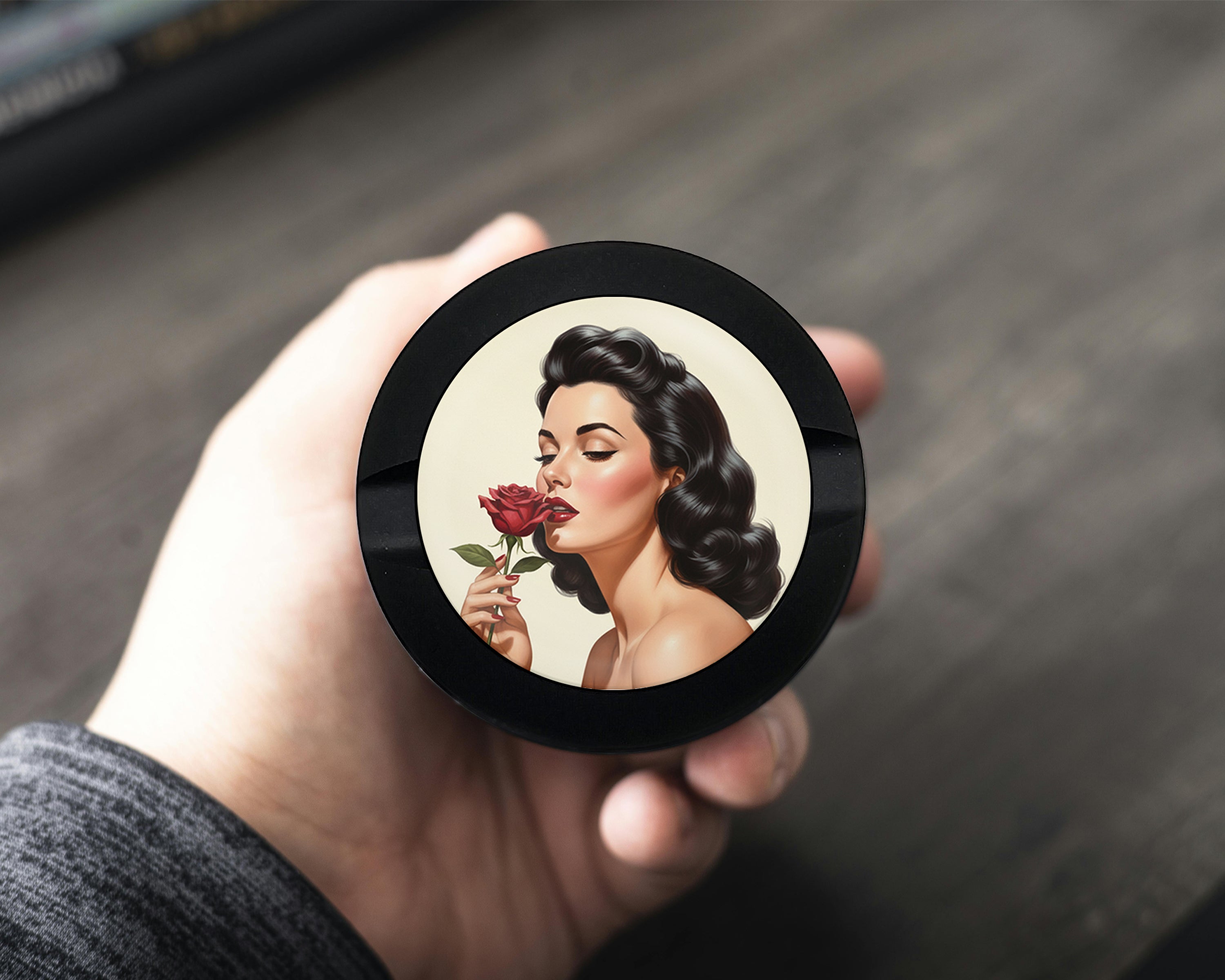 Romantic Retro Rose Beauty Snus Storage Case Bottle Opener