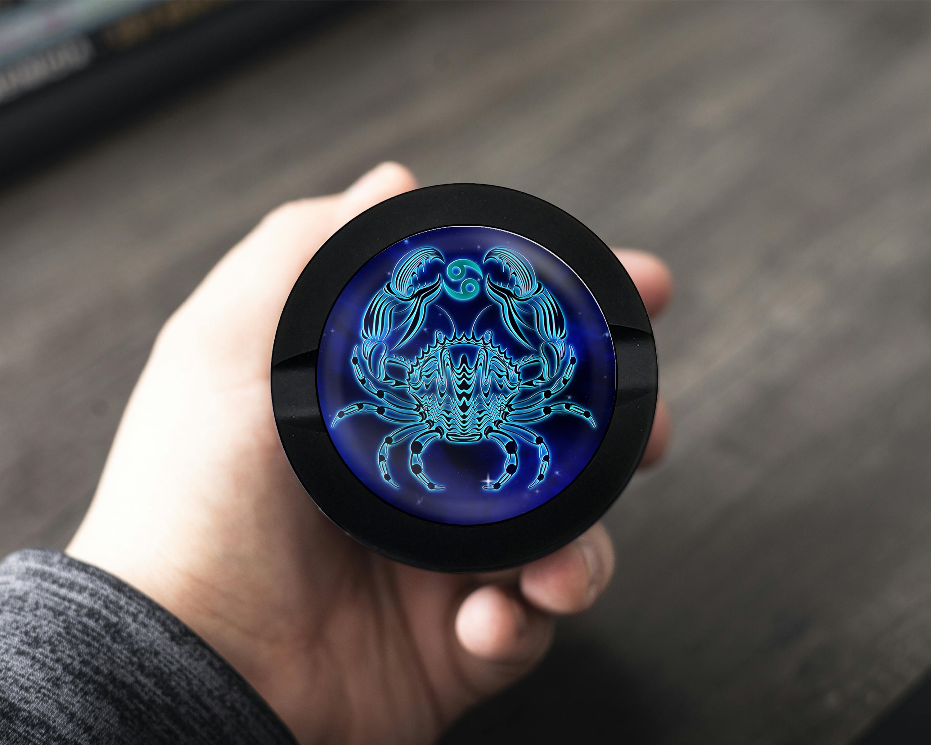 Cancer Zodiac Sign Snus Storage Case Bottle Opener