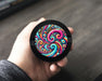 Zyn Storage Case Psychedelic, Vibrant Black