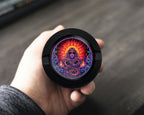 Psychedelic Serpent Sun Shaman Snus Storage Case Bottle Opener