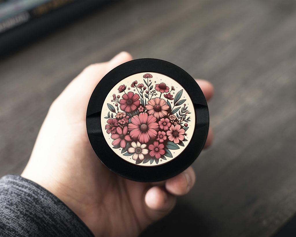 Vintage Flowers Snus Storage Case Bottle Opener