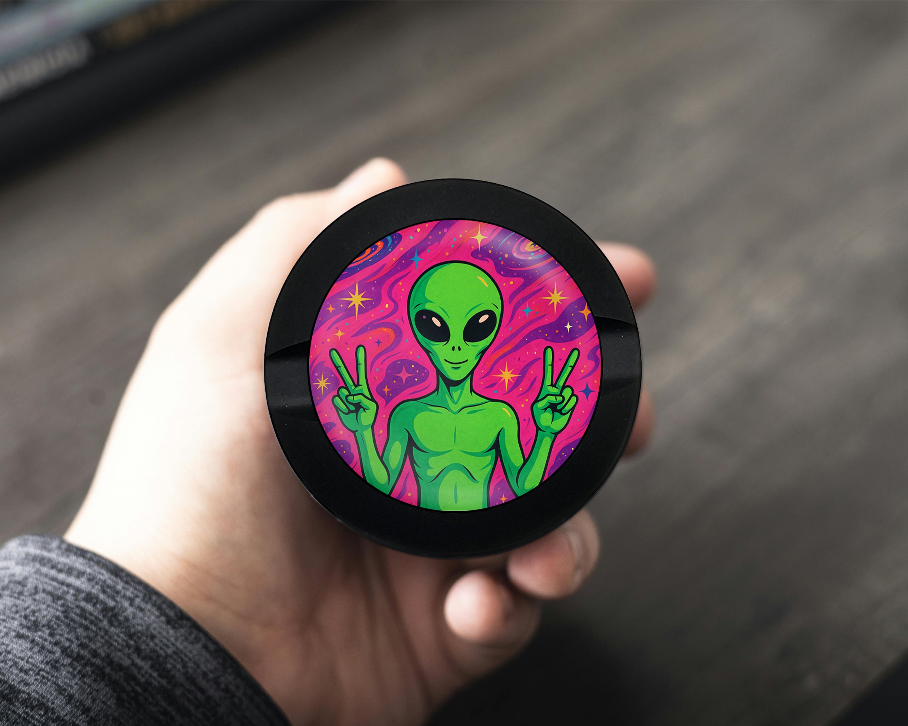 Alien We Come In Peace Snus Storage Case Bottle Opener