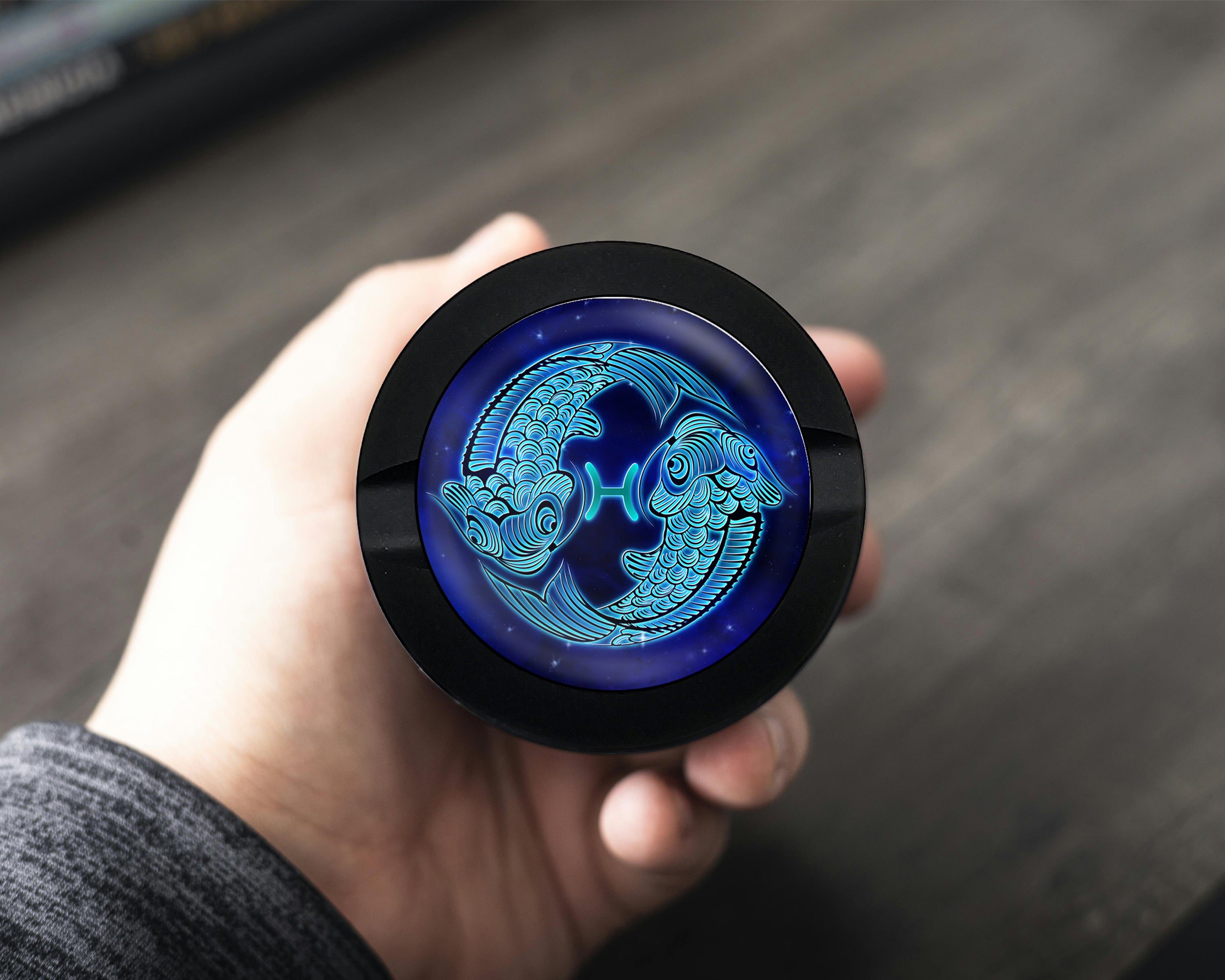 Pisces Zodiac Sign Astrology Snus Storage Case Bottle Opener