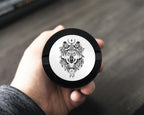 Native American Wolf Snus Storage Case Bottle Opener