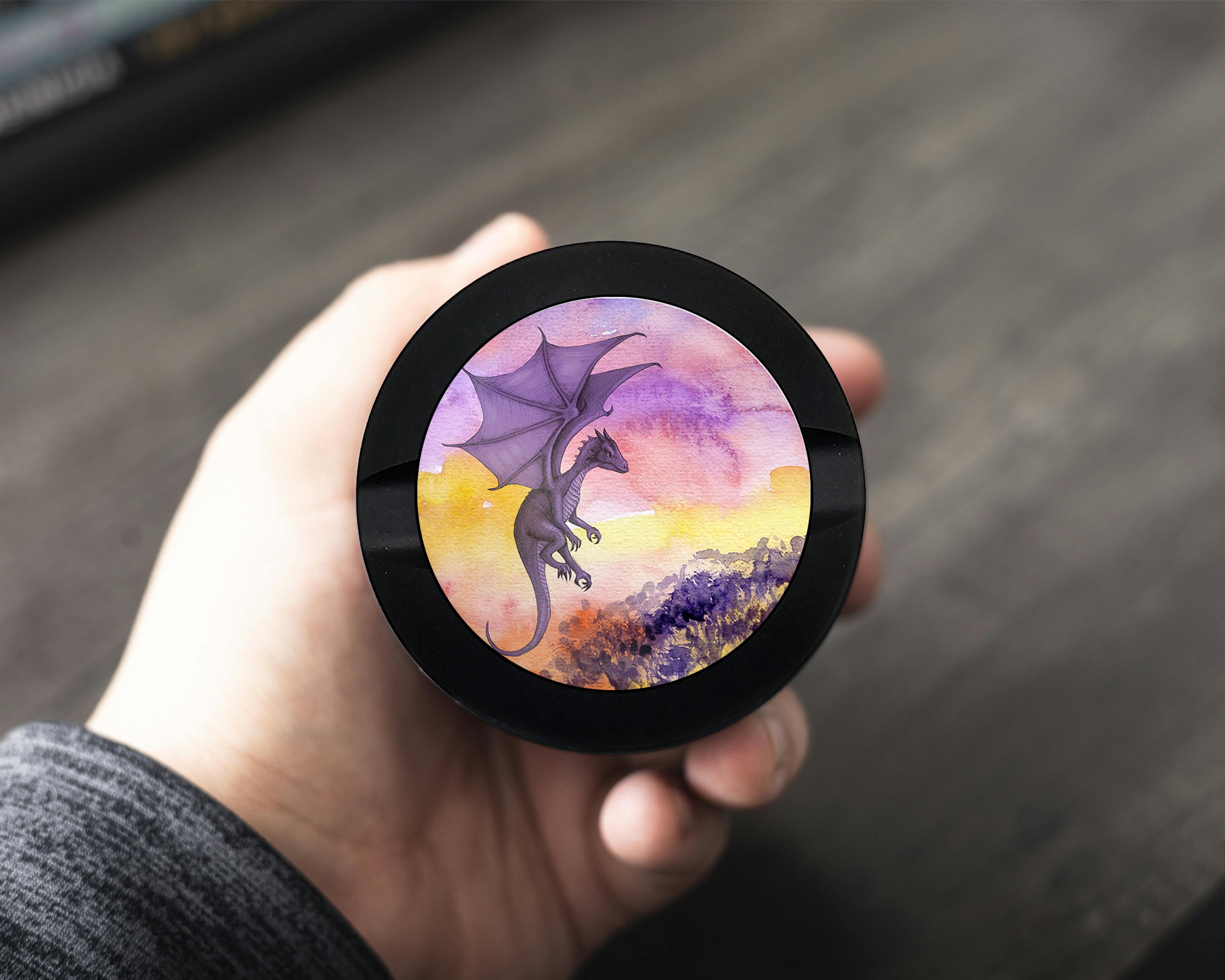 Purple Dragon Fantasy Snus Storage Case Bottle Opener