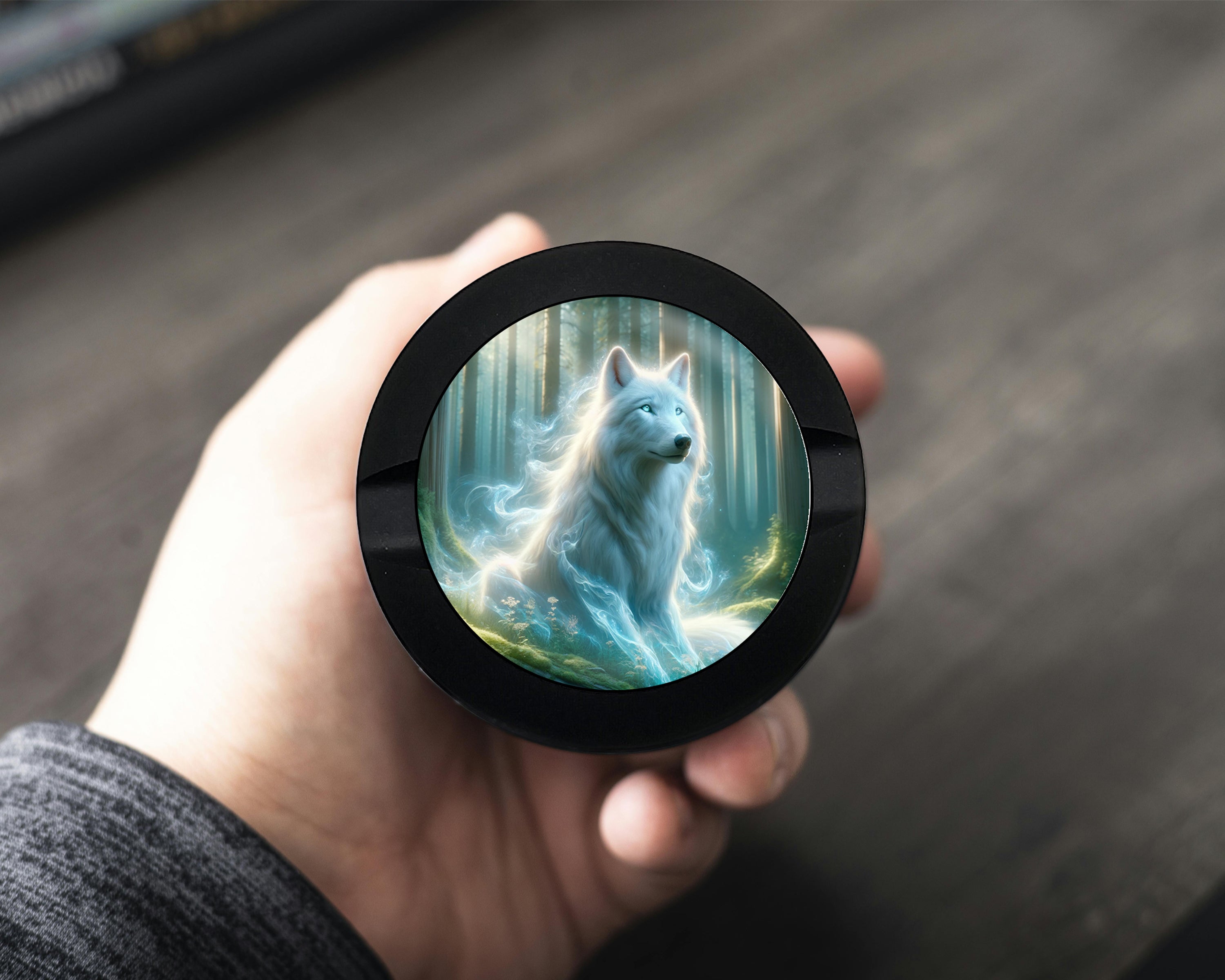 Wolf In A Mystical Forest Snus Storage Case Bottle Opener