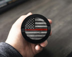 Thin Red Line - Support Firefighters Flag Snus Storage Case Bottle Opener
