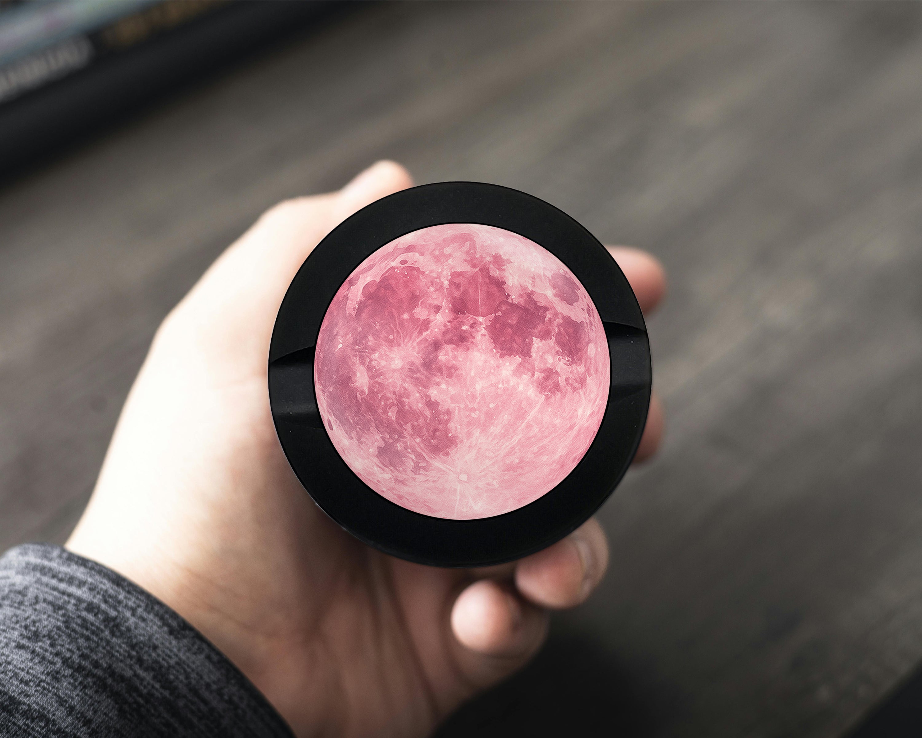 Soft Pink Moon Boho Celestial Vibes Snus Storage Case Bottle Opener