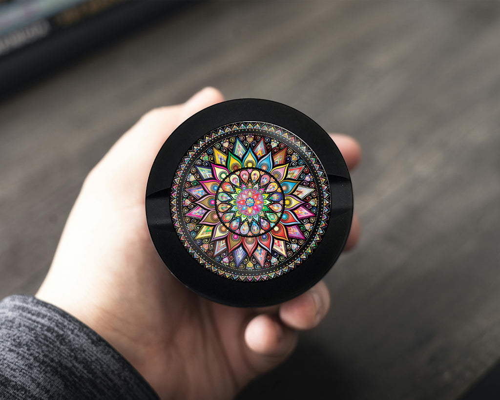 Mandala Trippy  Snus Storage Case Bottle Opener