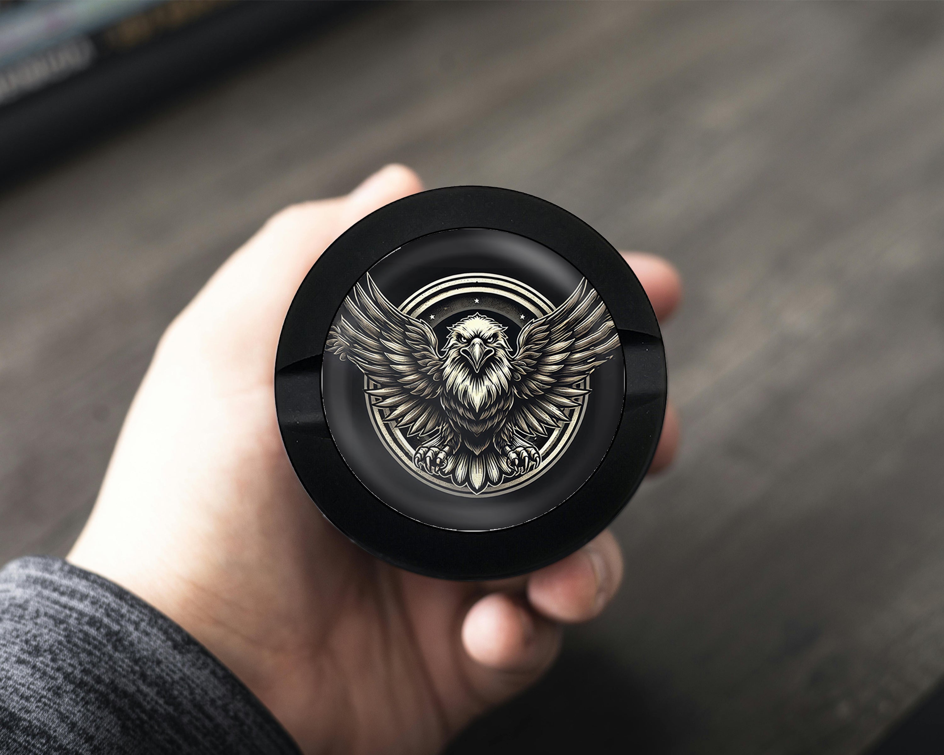 Soaring Bald Eagle Snus Storage Case Bottle Opener