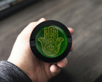 Golden Hamsa Hand Snus Storage Case Bottle Opener
