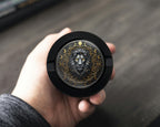 Celestial Moonphase Lion Crest Snus Storage Case Bottle Opener