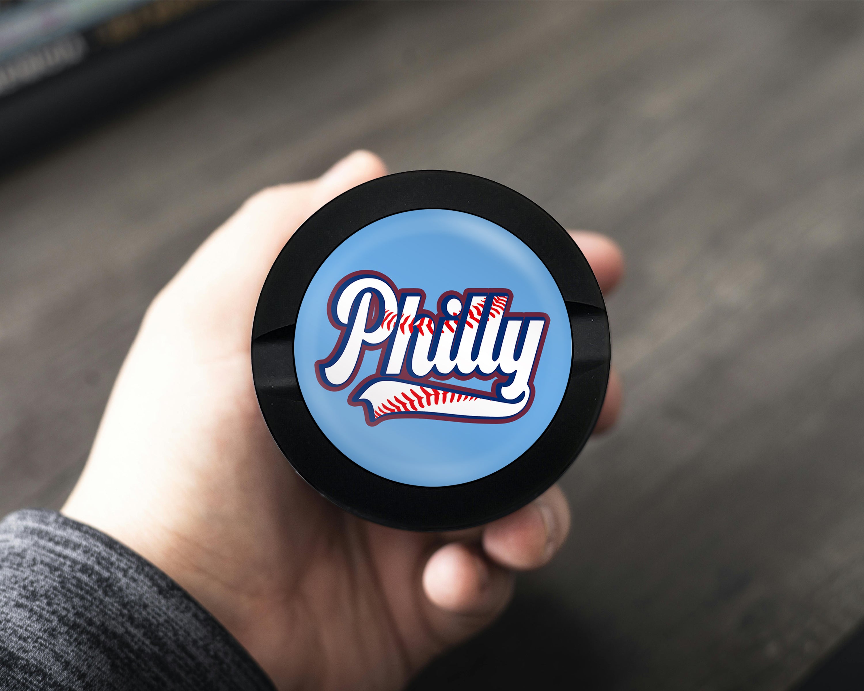 Philly Baseball Stitching Snus Storage Case Bottle Opener