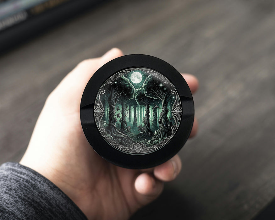 Snus Storage Case Enchanting Forest Black