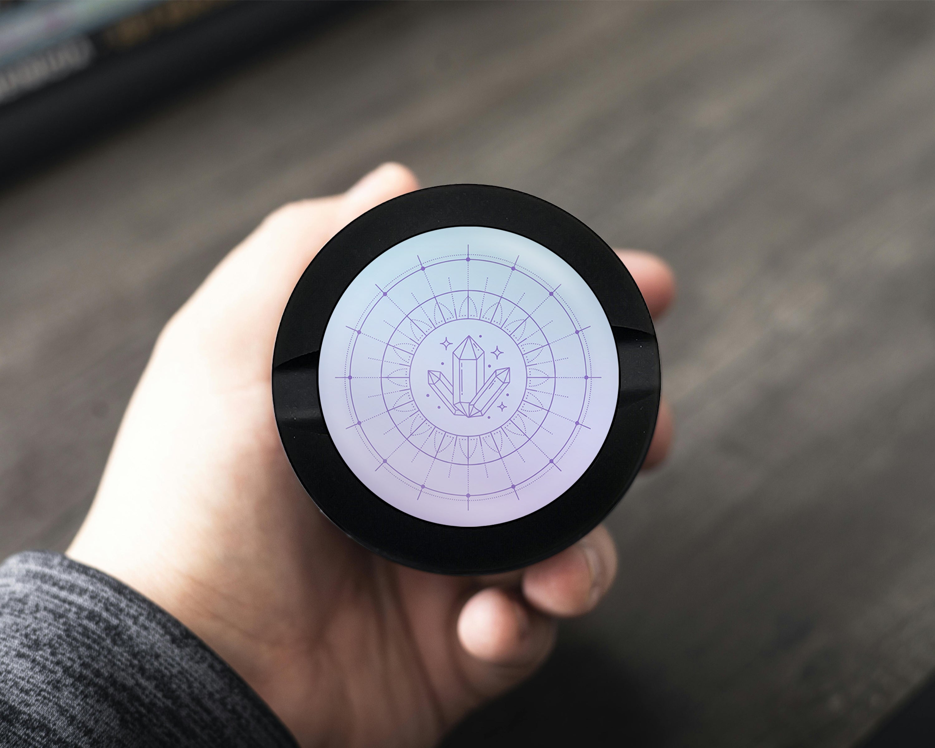 Celestial Crystal Energy Grid Snus Storage Case Bottle Opener