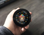 Trippy Rainbow Mushroom Crew Snus Storage Case Bottle Opener