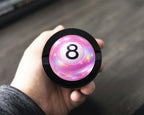 Pink Magic 8 Ball Digital Pop Art Snus Storage Case Bottle Opener