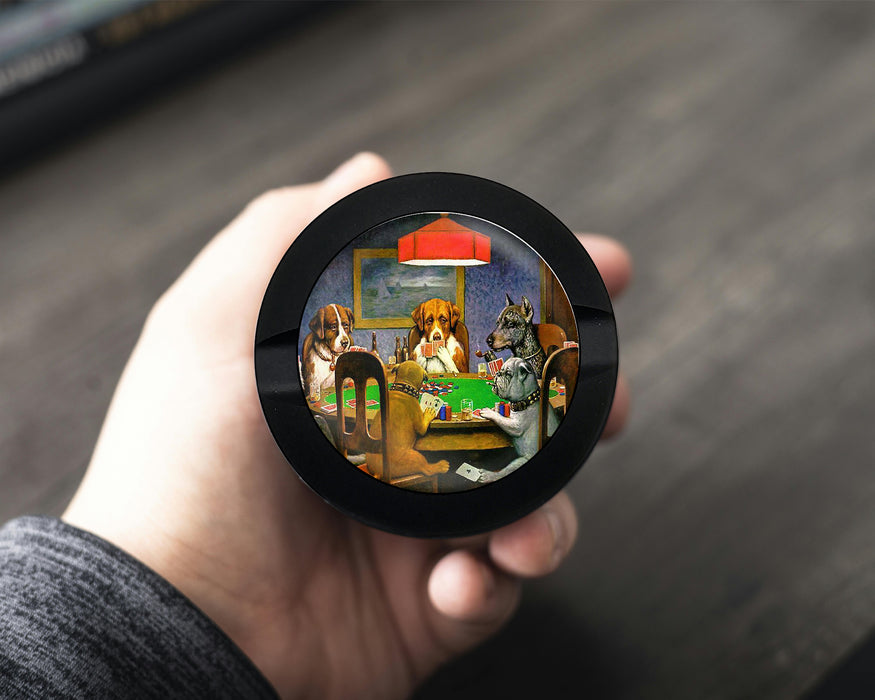 A Friend In Need, Dogs Playing Poker, by Cassius Marcellus Coolidge, Famous Artwork Snus Storage Case Bottle Opener