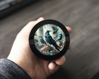 Psychedelic Ravens Goblincore Snus Storage Case Bottle Opener